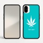 כיסוי בעיצוב אישי עם השם שלך לדגם - Nothing Phone (1) בעיצוב עלה מריחואנה - גראס