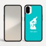 כיסוי בעיצוב אישי עם השם שלך לדגם - Nothing Phone (1) בעיצוב מיקרוסקופ