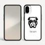 כיסוי בעיצוב אישי עם השם שלך לדגם - Nothing Phone (1) בעיצוב פרצוף בולדוג