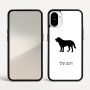 כיסוי בעיצוב אישי עם השם שלך לדגם - Nothing Phone (1) בעיצוב כלב