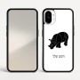 כיסוי בעיצוב אישי עם השם שלך לדגם - Nothing Phone (1) בעיצוב קרנף