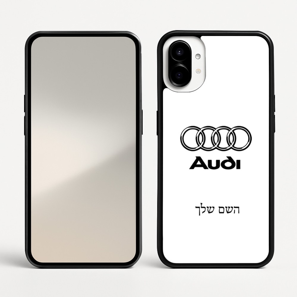 כיסוי בעיצוב אישי עם השם שלך לדגם - Nothing Phone (1) בעיצוב אאודי