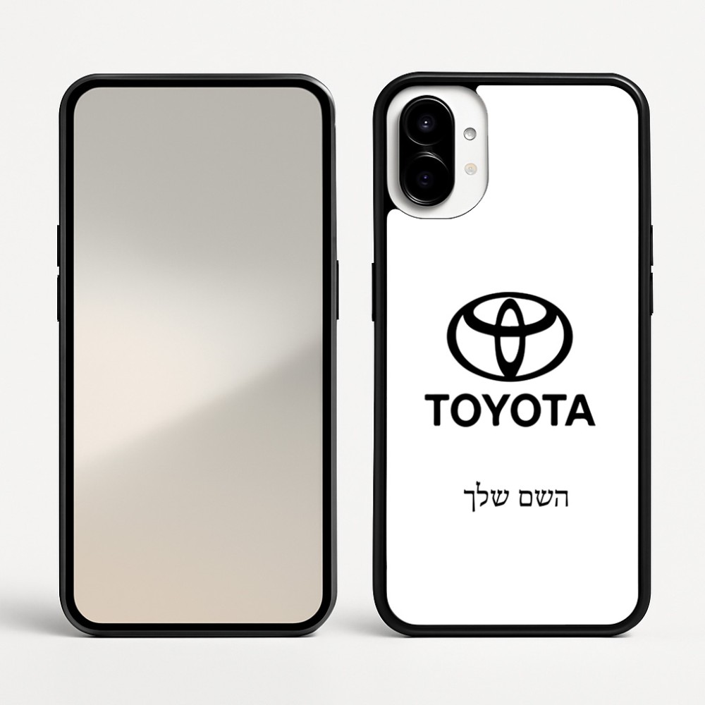 כיסוי בעיצוב אישי עם השם שלך לדגם - Nothing Phone (1) בעיצוב טויוטה