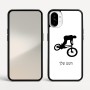 כיסוי בעיצוב אישי עם השם שלך לדגם - Nothing Phone (1) בעיצוב רוכב אופניים