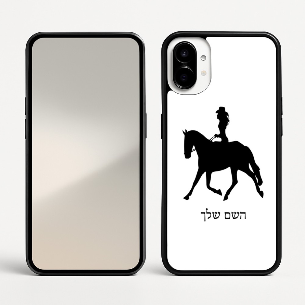 כיסוי בעיצוב אישי עם השם שלך לדגם - Nothing Phone (1) בעיצוב קאוגירל - אישה