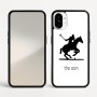 כיסוי בעיצוב אישי עם השם שלך לדגם - Nothing Phone (1) בעיצוב שחקן פולו - סוס