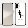 כיסוי בעיצוב אישי עם השם שלך לדגם - Nothing Phone (1) בעיצוב שחקנית כדורגל - אישה