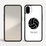 כיסוי בעיצוב אישי עם השם שלך לדגם - Nothing Phone (1) בעיצוב כדור כדורעף