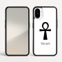כיסוי בעיצוב אישי עם השם שלך לדגם - Nothing Phone (1) בעיצוב אנק - מפתח החיים המצרי