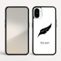 כיסוי בעיצוב אישי עם השם שלך לדגם - Nothing Phone (1) בעיצוב נוצת נוצה