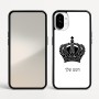 כיסוי בעיצוב אישי עם השם שלך לדגם - Nothing Phone (1) בעיצוב כתר מלכותי