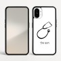 כיסוי בעיצוב אישי עם השם שלך לדגם - Nothing Phone (1) בעיצוב סטטוסקופ רופא