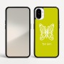 כיסוי בעיצוב אישי עם השם שלך לדגם - Nothing Phone (1) בעיצוב פרפר