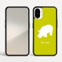 כיסוי בעיצוב אישי עם השם שלך לדגם - Nothing Phone (1) בעיצוב קרנף