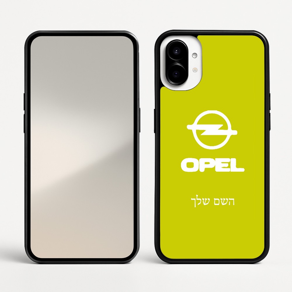 כיסוי בעיצוב אישי עם השם שלך לדגם - Nothing Phone (1) בעיצוב אופל