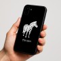 כיסוי בעיצוב אישי עם השם שלך לדגם - Nothing Phone (1) בעיצוב זברה