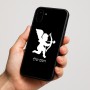 כיסוי בעיצוב אישי עם השם שלך לדגם - Nothing Phone (1) בעיצוב קופידון