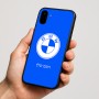 כיסוי בעיצוב אישי עם השם שלך לדגם - Nothing Phone (1) בעיצוב ב.מ.וו