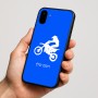 כיסוי בעיצוב אישי עם השם שלך לדגם - Nothing Phone (1) בעיצוב מוטוקרוס