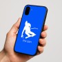 כיסוי בעיצוב אישי עם השם שלך לדגם - Nothing Phone (1) בעיצוב סקי