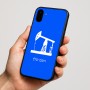 כיסוי בעיצוב אישי עם השם שלך לדגם - Nothing Phone (1) בעיצוב באר נפט