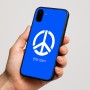 כיסוי בעיצוב אישי עם השם שלך לדגם - Nothing Phone (1) בעיצוב סמל השלום