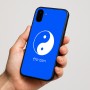 כיסוי בעיצוב אישי עם השם שלך לדגם - Nothing Phone (1) בעיצוב סמל יינג יאנג