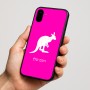 כיסוי בעיצוב אישי עם השם שלך לדגם - Nothing Phone (1) בעיצוב קנגורו