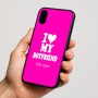 כיסוי בעיצוב אישי עם השם שלך לדגם - Nothing Phone (1) בעיצוב אוהבת את החבר שלי