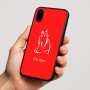 כיסוי בעיצוב אישי עם השם שלך לדגם - Nothing Phone (1) בעיצוב חתול