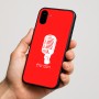 כיסוי בעיצוב אישי עם השם שלך לדגם - Nothing Phone (1) בעיצוב מיקרופון