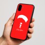 כיסוי בעיצוב אישי עם השם שלך לדגם - Nothing Phone (1) בעיצוב צניחה חופשית
