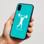כיסוי בעיצוב אישי עם השם שלך לדגם - Nothing Phone (1) בעיצוב הרמת משקולות