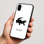 כיסוי בעיצוב אישי עם השם שלך לדגם - Nothing Phone (1) בעיצוב תנין