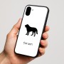 כיסוי בעיצוב אישי עם השם שלך לדגם - Nothing Phone (1) בעיצוב כלב