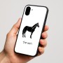 כיסוי בעיצוב אישי עם השם שלך לדגם - Nothing Phone (1) בעיצוב סוס