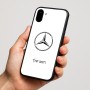 כיסוי בעיצוב אישי עם השם שלך לדגם - Nothing Phone (1) בעיצוב מרצדס-בנץ
