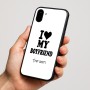 כיסוי בעיצוב אישי עם השם שלך לדגם - Nothing Phone (1) בעיצוב אוהבת את החבר שלי