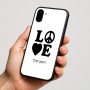 כיסוי בעיצוב אישי עם השם שלך לדגם - Nothing Phone (1) בעיצוב אהבה