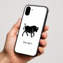 כיסוי בעיצוב אישי עם השם שלך לדגם - Nothing Phone (1) בעיצוב מזלות - שור