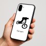 כיסוי בעיצוב אישי עם השם שלך לדגם - Nothing Phone (1) בעיצוב רוכב אופניים