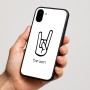 כיסוי בעיצוב אישי עם השם שלך לדגם - Nothing Phone (1) בעיצוב יד סלע