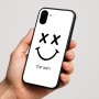 כיסוי בעיצוב אישי עם השם שלך לדגם - Nothing Phone (1) בעיצוב סמיילי