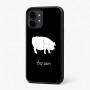 כיסוי בעיצוב אישי עם השם שלך לדגם - Nothing Phone (2) בעיצוב חזיר