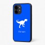 כיסוי בעיצוב אישי עם השם שלך לדגם - Nothing Phone (2) בעיצוב דינוזאור
