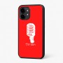 כיסוי בעיצוב אישי עם השם שלך לדגם - Nothing Phone (2) בעיצוב מיקרופון