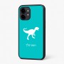 כיסוי בעיצוב אישי עם השם שלך לדגם - Nothing Phone (2) בעיצוב דינוזאור