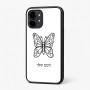 כיסוי בעיצוב אישי עם השם שלך לדגם - Nothing Phone (2) בעיצוב פרפר