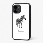 כיסוי בעיצוב אישי עם השם שלך לדגם - Nothing Phone (2) בעיצוב זברה