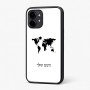 כיסוי בעיצוב אישי עם השם שלך לדגם - Nothing Phone (2) בעיצוב מפת העולם
